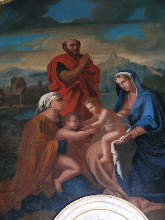 tableau : Sainte Famille avec sainte Anne et saint Jean-Baptiste