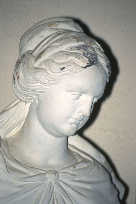 statue : Sainte Marguerite, détail