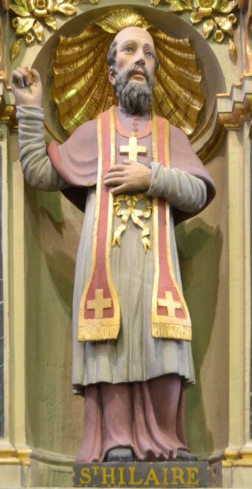 statue du maître-autel : saint Hilaire