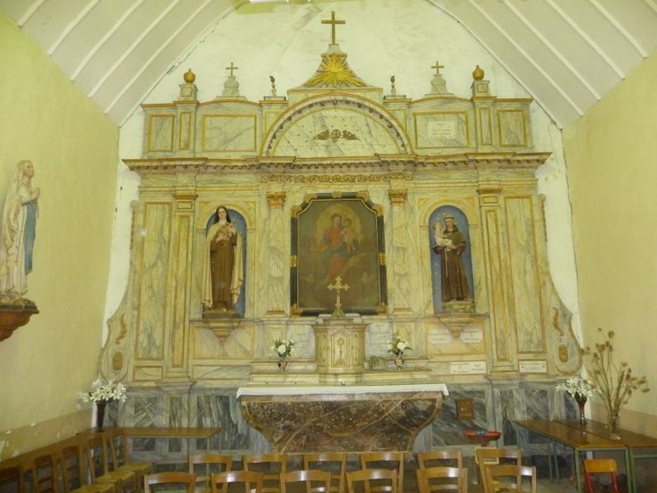 retable et tableau de l'autel du Rosaire - © Ministère de la Culture (France), Conservation des antiquités et des objets d’art d’Ille-et-Vilaine - Tous droits réservés