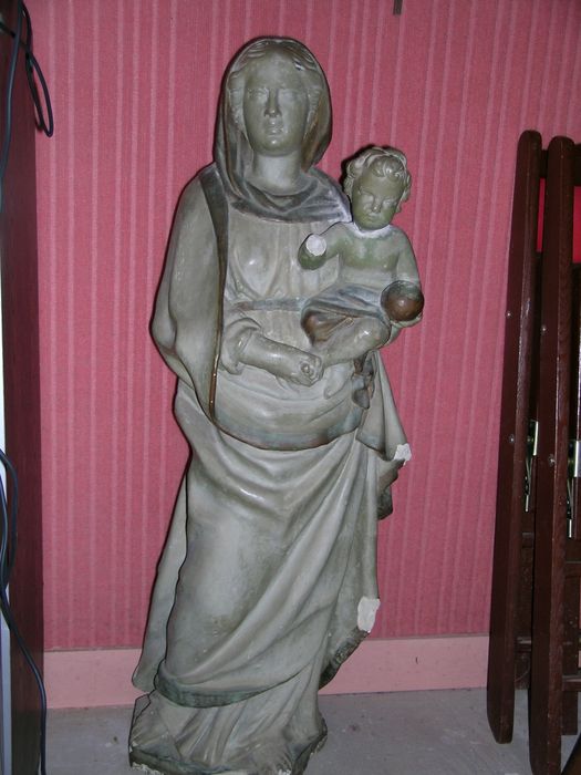 statue : Vierge à l'Enfant - © Ministère de la Culture (France), Conservation des antiquités et des objets d'art d'Ille-et-Vilaine, tous droits réservés