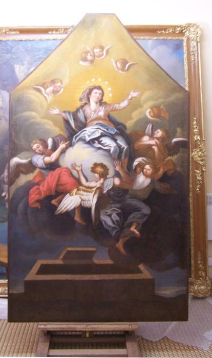 tableau : Assomption (l') - © Ministère de la Culture (France), Conservation des antiquités et des objets d’art d’Ille-et-Vilaine - Tous droits réservés