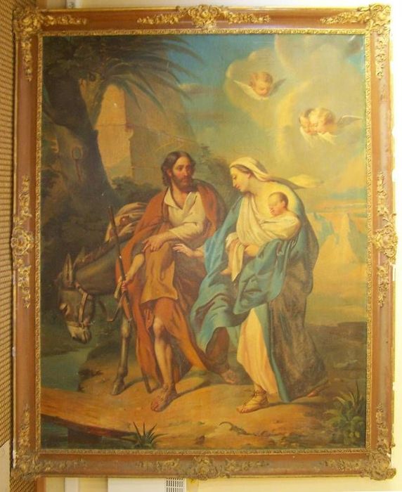 tableau : Fuite en Egypte - © Ministère de la Culture (France), Conservation des antiquités et des objets d'art d'Ille-et-Vilaine, tous droits réservés