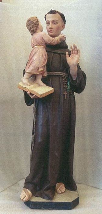 Statue : saint Antoine de Padoue