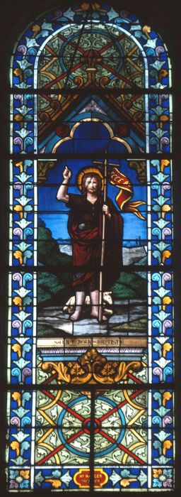 verrière : Saint Jean Baptiste (baie 2)