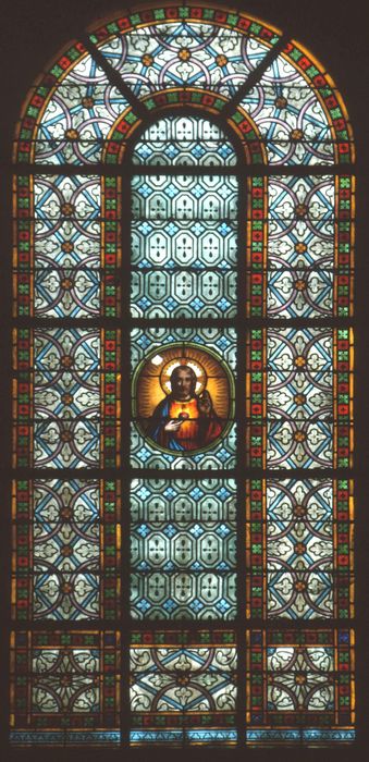 verrière : Sacré-Coeur de Jésus (baie 4)