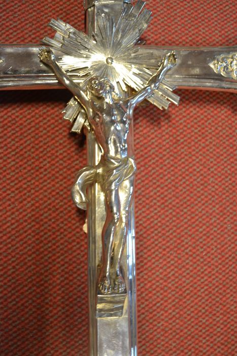 croix de procession, détail