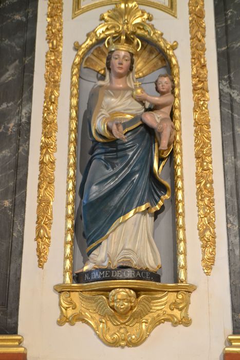 statue : Notre-Dame-de-Grâce - © Ministère de la Culture (France), Conservation des antiquités et des objets d'art d'Ille-et-Vilaine, tous droits réservés