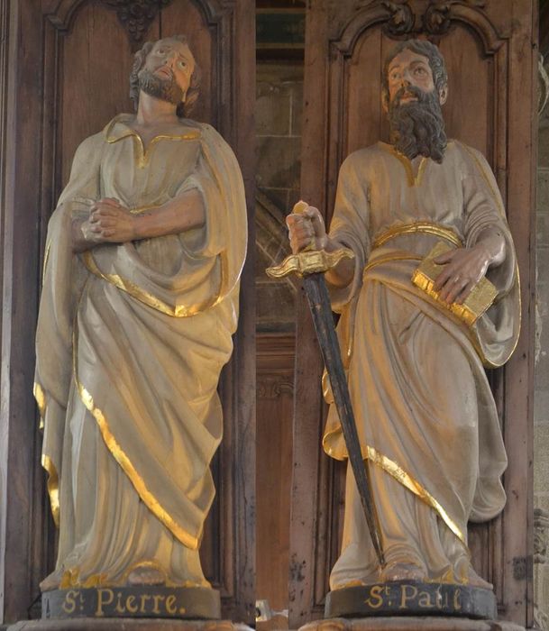 statues : Saint Pierre, saint Paul