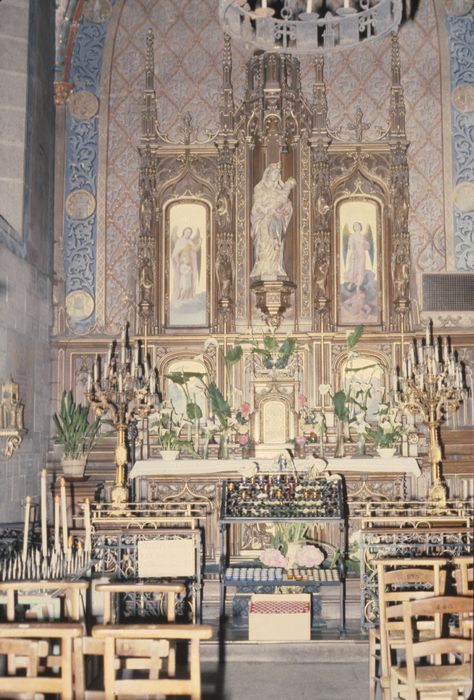 retable de l'autel de la Vierge, peinture monumentale (décor mural) - © Ministère de la Culture (France), Conservation des antiquités et des objets d'art d'Ille-et-Vilaine, tous droits réservés