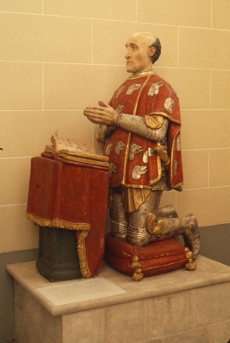 monument funéraire de Jean de Saint-Amadour, vicomte de Guignen, grand veneur, chambellan et grand maître des Eaux-et-forêts de Bretagne : chevalier Jean de saint Amadour (le)