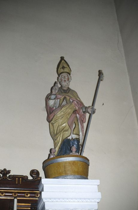 statue : Saint Nicolas - © Ministère de la Culture (France), Conservation des antiquités et des objets d’art d’Ille-et-Vilaine - Tous droits réservés