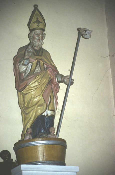 statue : Saint Nicolas - © Ministère de la Culture (France), Conservation des antiquités et des objets d’art d’Ille-et-Vilaine - Tous droits réservés