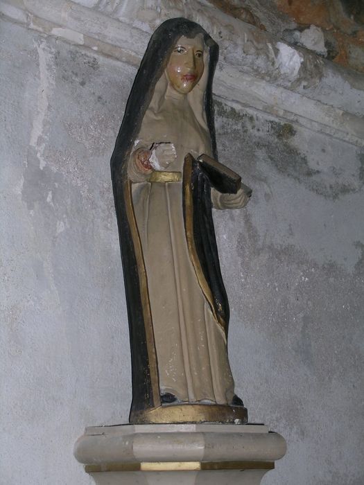 statue : Sainte Apolline - © Ministère de la Culture (France), Conservation des antiquités et des objets d’art d’Ille-et-Vilaine - Tous droits réservés