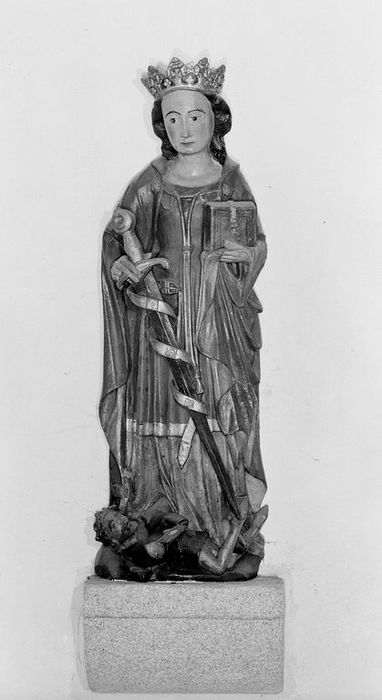 statue : Sainte-Catherine d’Alexandrie