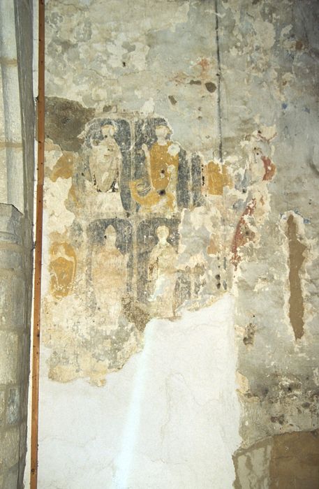 peintures monumentales (fragments) : Saints, détail - © Ministère de la Culture (France), Conservation des antiquités et des objets d’art d’Ille-et-Vilaine - Tous droits réservés