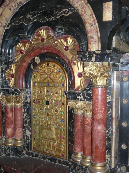 autel (maître-autel), détail du tabernacle