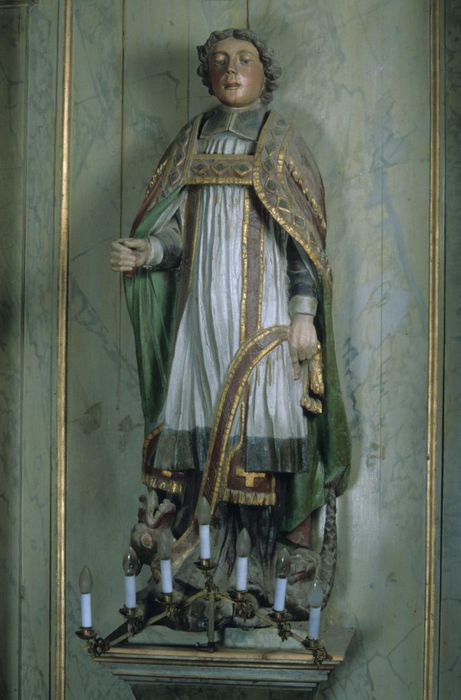 statue : Saint Armel - © Ministère de la Culture (France), Conservation des antiquités et des objets d’art d’Ille-et-Vilaine - Tous droits réservés