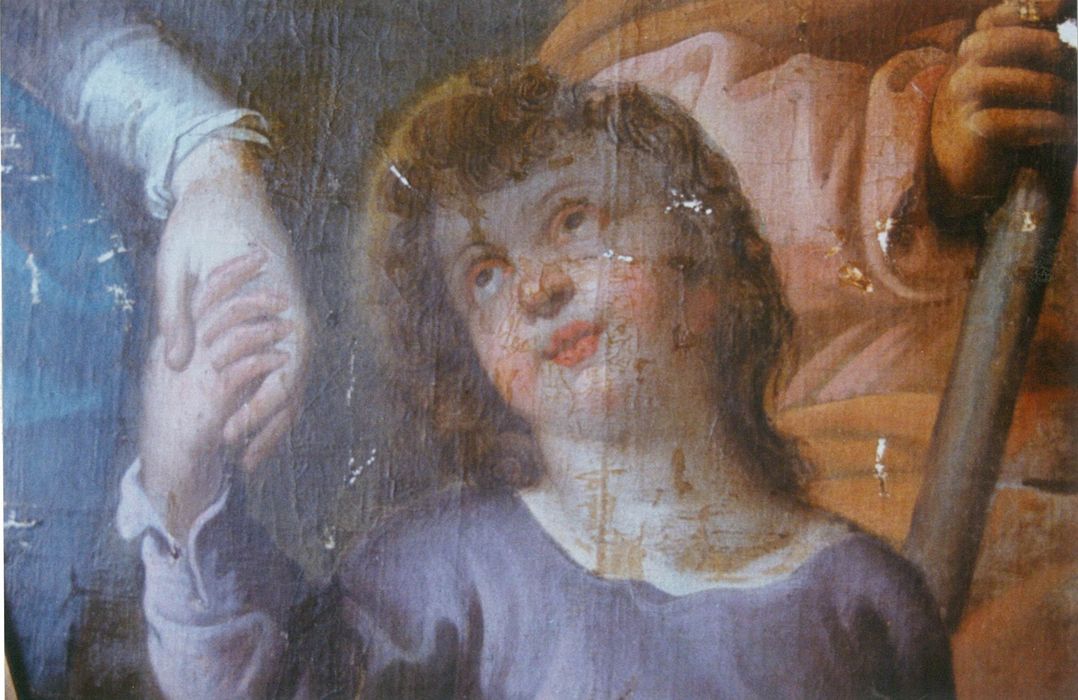 tableau : Fuite en Egypte (la), détail - © Ministère de la Culture (France), Conservation des antiquités et des objets d’art d’Ille-et-Vilaine - Tous droits réservés