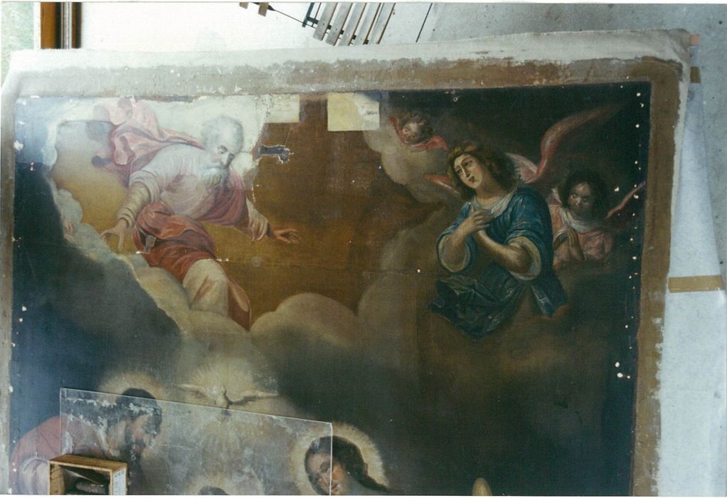 tableau : Mort de saint Joseph (la), détail