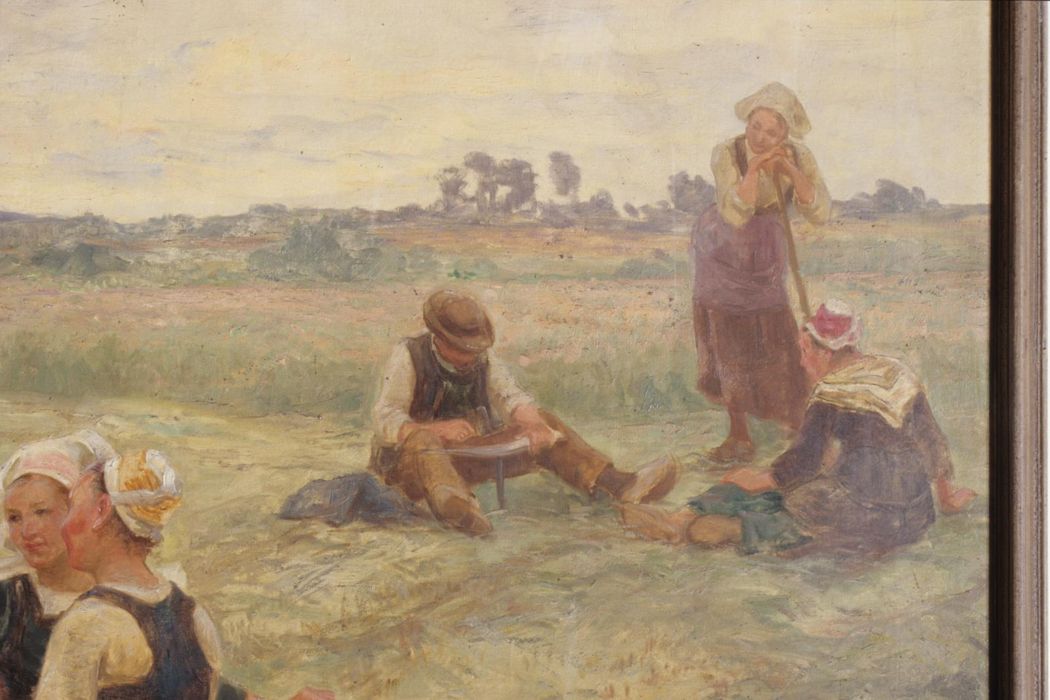 tableau : Les Faneuses, détail - © Ministère de la Culture (France), Conservation des antiquités et des objets d’art d’Ille-et-Vilaine - Tous droits réservés