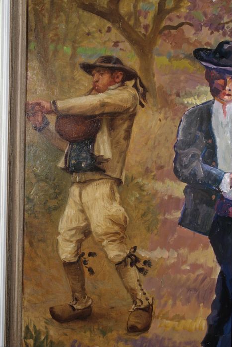 tableau : la Noce, détail