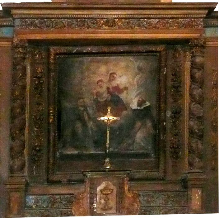 tableau : Institution du Rosaire à saint Dominique