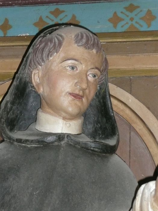 statue :  Saint Dominique, détail