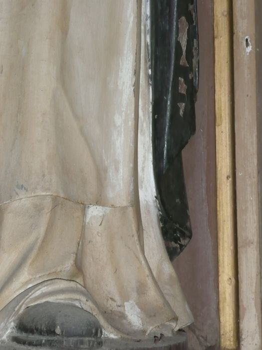 statue :  Saint Dominique, détail