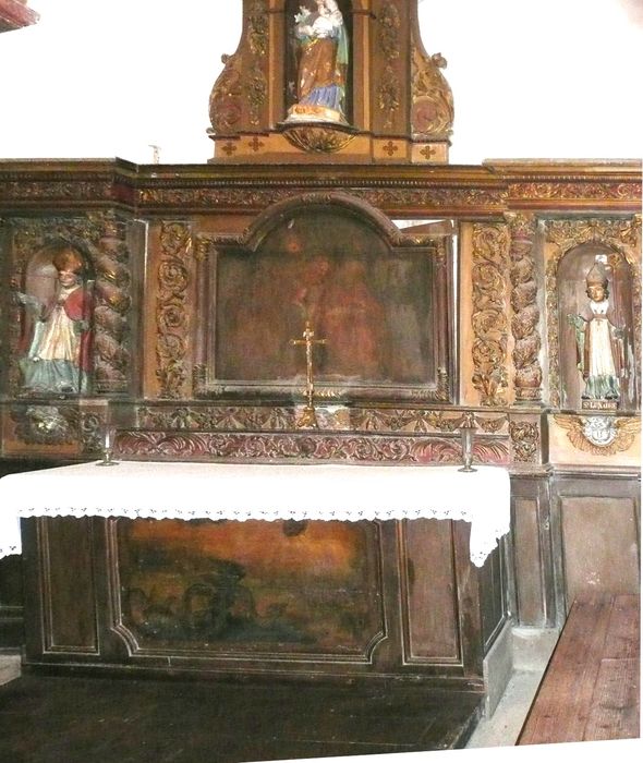 retable, tableau, statues : Sainte Anne, saint Lunaire, saint Malô