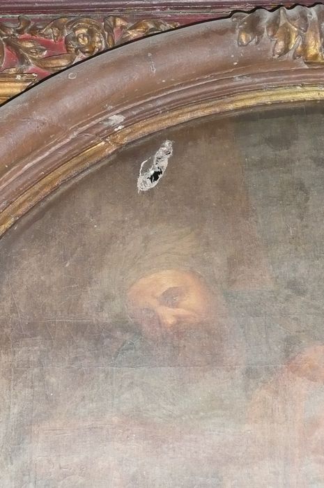 tableau : Education de la Vierge, détail