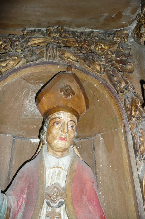 statue : Saint Malô, détail