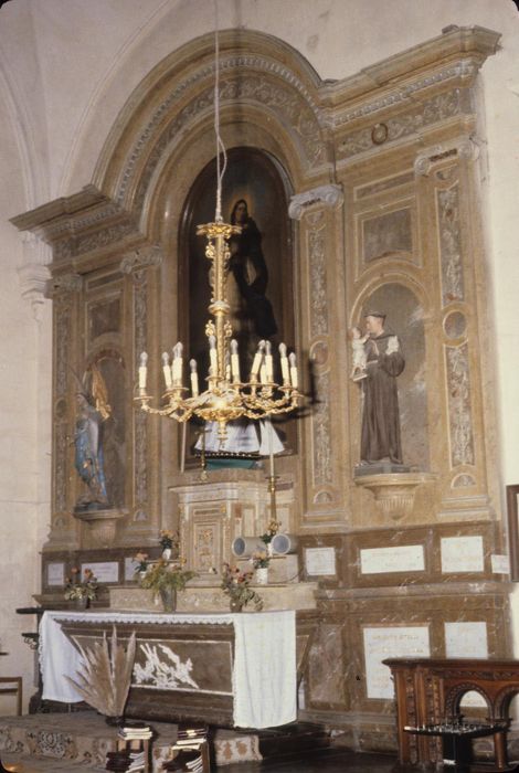 retable de l'autel de la Vierge - © Ministère de la Culture (France), Conservation des antiquités et des objets d'art d'Ille-et-Vilaine, tous droits réservés