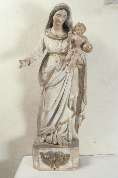 statue : Vierge à l'Enfant - © Ministère de la Culture (France), Conservation des antiquités et des objets d'art d'Ille-et-Vilaine, tous droits réservés