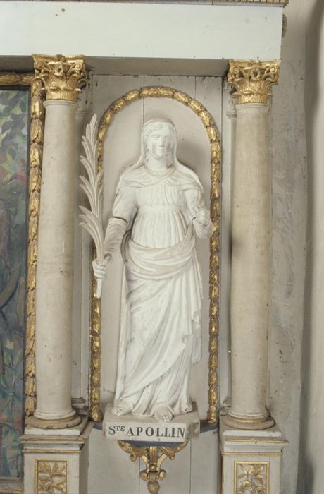 statue : sainte Apolline