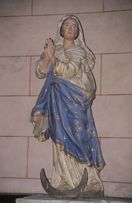 statue : Immaculée Conception  - © Ministère de la Culture (France), Conservation des antiquités et des objets d’art d’Ille-et-Vilaine - Tous droits réservés