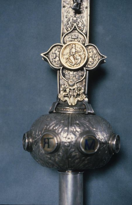 croix de procession, détail