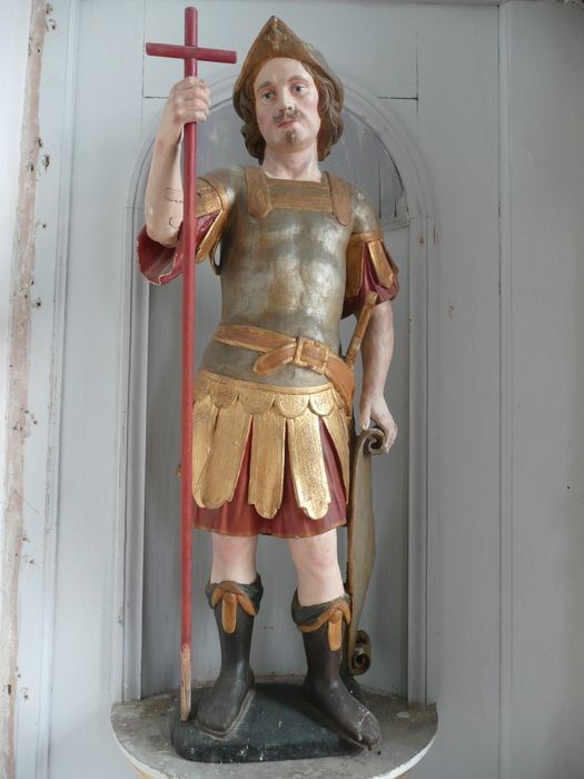 statue : Saint Julien - © Ministère de la Culture (France), Conservation des antiquités et des objets d'art d'Ille-et-Vilaine, tous droits réservés