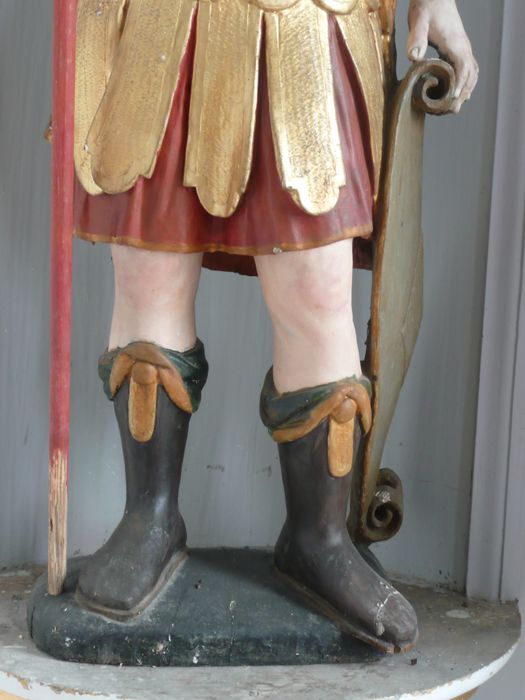 statue : Saint Julien, détail