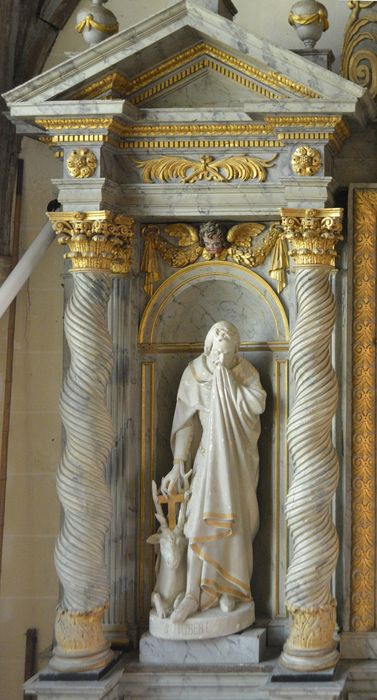 statue : Saint Hubert