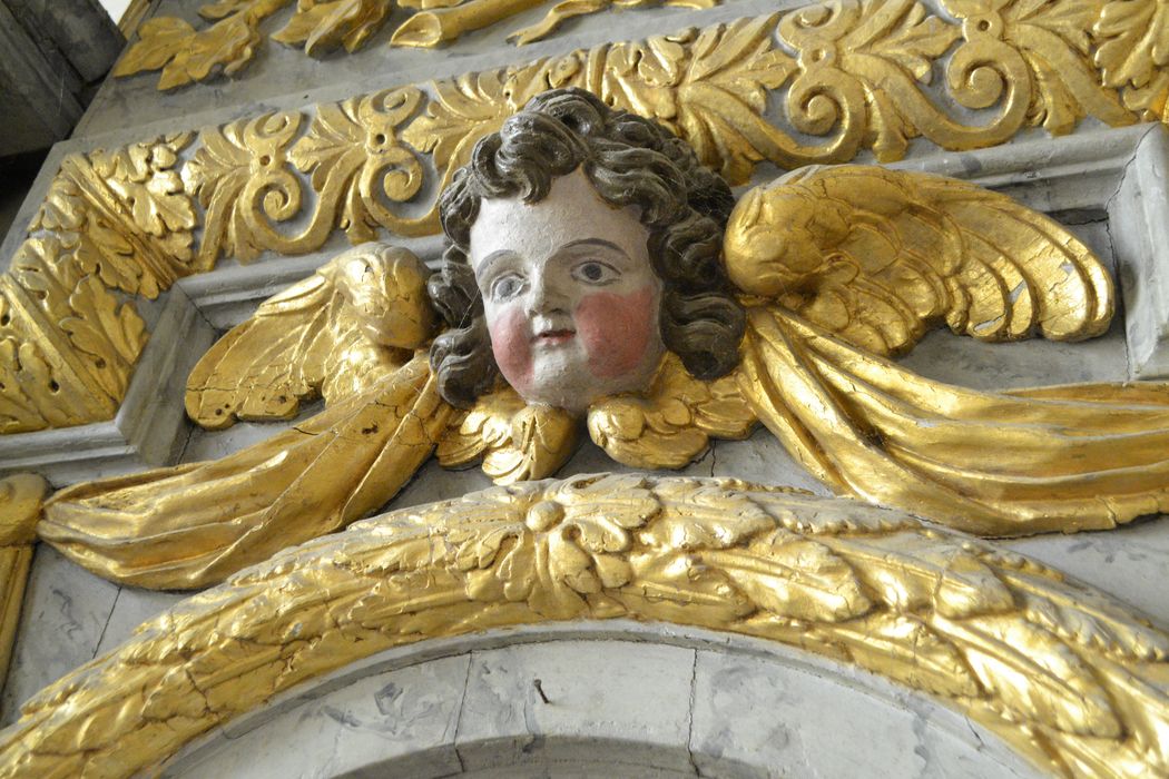 retable de l'autel de la Vierge, détail