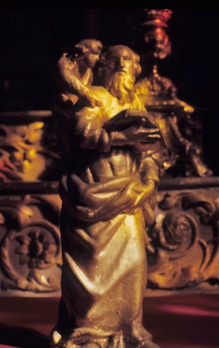 tabernacle du maître-autel, détail d'une statuette : Saint Matthieu