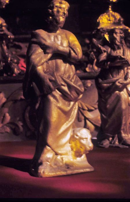 tabernacle du maître-autel, détail d'une statuette : Saint Marc