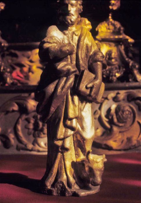 tabernacle du maître-autel, détail d'une statuette : Saint Luc
