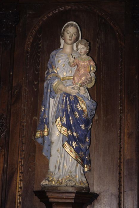 statue : Vierge à l'Enfant - © Ministère de la Culture (France), Conservation des antiquités et des objets d'art d'Ille-et-Vilaine, tous droits réservés