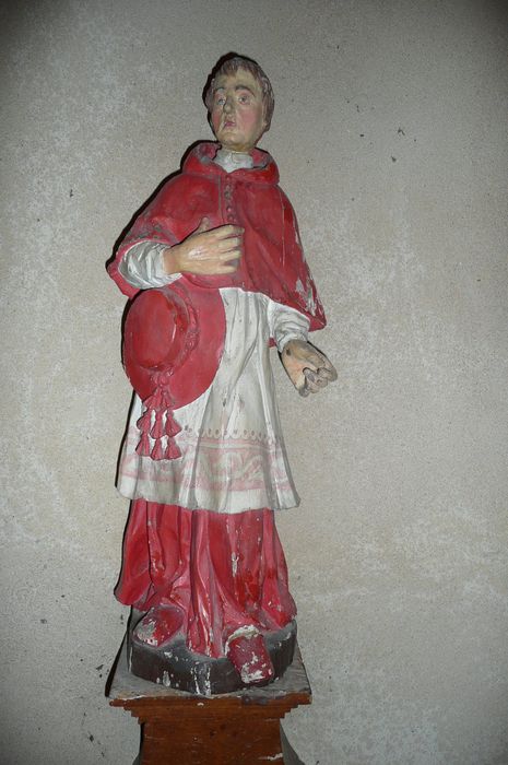 statue : Saint Charles Borromée - © Ministère de la Culture (France), Conservation des antiquités et des objets d’art d’Ille-et-Vilaine - Tous droits réservés