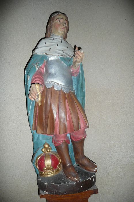 statue : Saint Louis - © Ministère de la Culture (France), Conservation des antiquités et des objets d’art d’Ille-et-Vilaine - Tous droits réservés