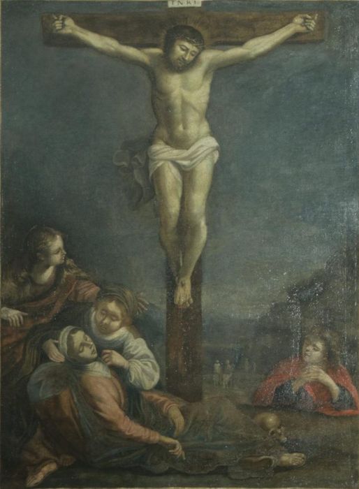 tableau : Crucifixion (la) - © Ministère de la Culture (France), Conservation des antiquités et des objets d'art d'Ille-et-Vilaine, tous droits réservés