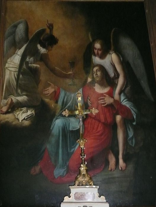 tableau du retable, vue partielle