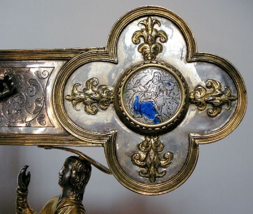 croix de procession, détail
